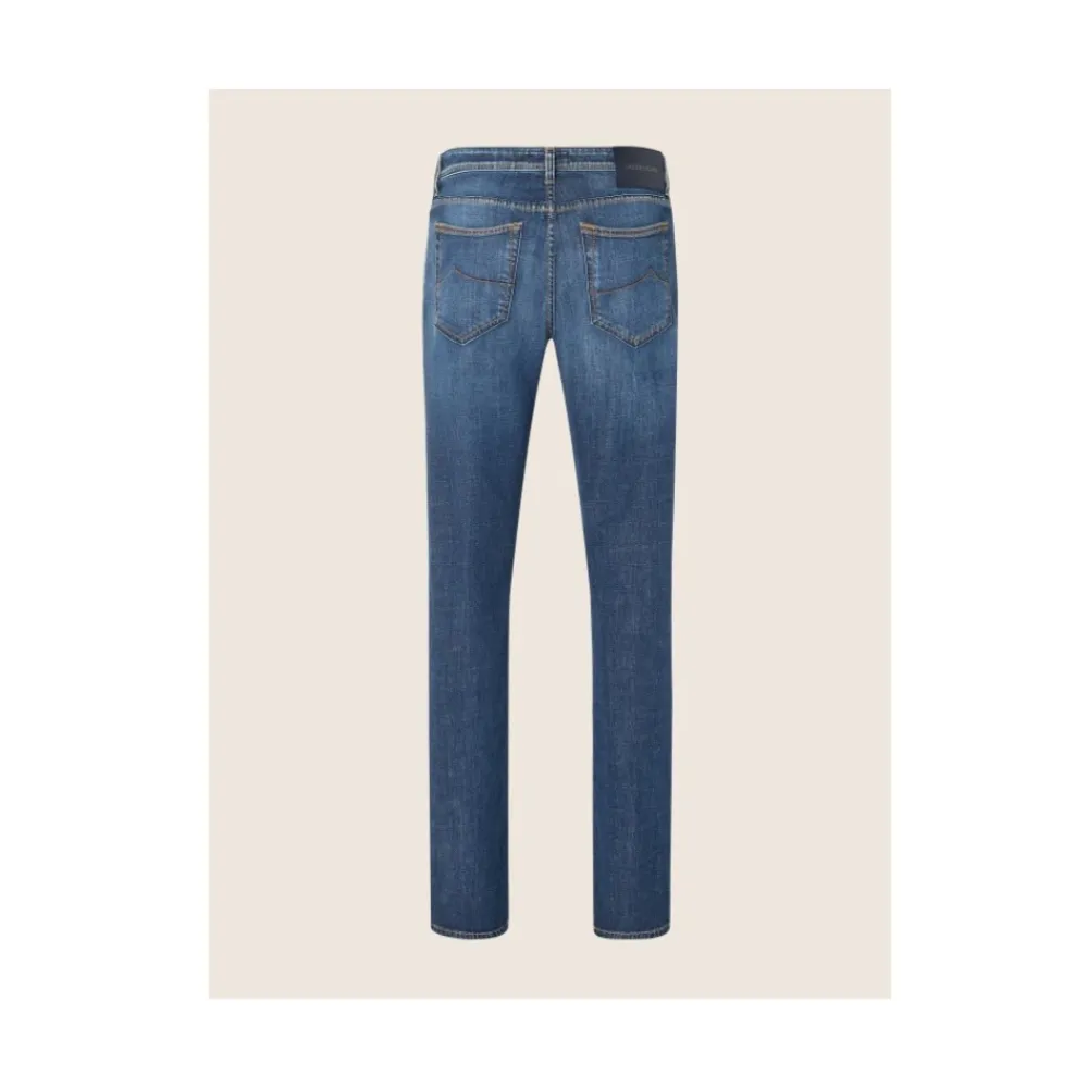 Heren Jacob Cohën Jeans^Pant 5 Pkt Slim Fit Nick