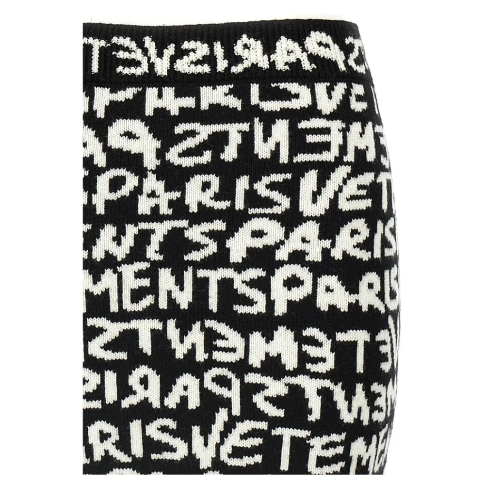 DAMES Vetements Paris Monogram Mini Rok