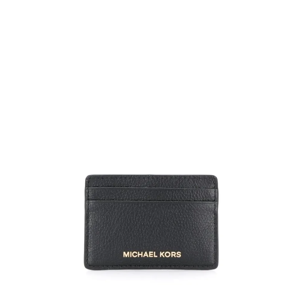 DAMES Michael Kors Portefeuilles^Pasjeshouder van leder met reliëf
