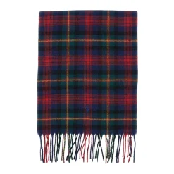 Heren Polo Ralph Lauren Sjaals^Patchwork Plaid Sjaal van Wolmix