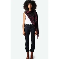 DAMES Zadig & Voltaire Sjaals^Pañuelo Judy Leopardo