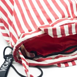 DAMES Vic Matié Penelope Crème/rode marine rugzak tas