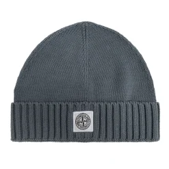 Stone Island Mutsen En Petten^Pet met Logopatch