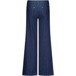 DAMES Tramontana Broeken^Pinstriped Denim Trousers