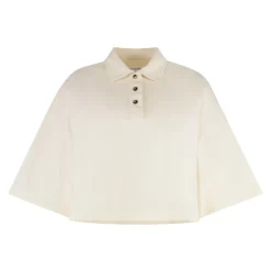 DAMES Bottega Veneta Piqué Polo Shirt van katoen