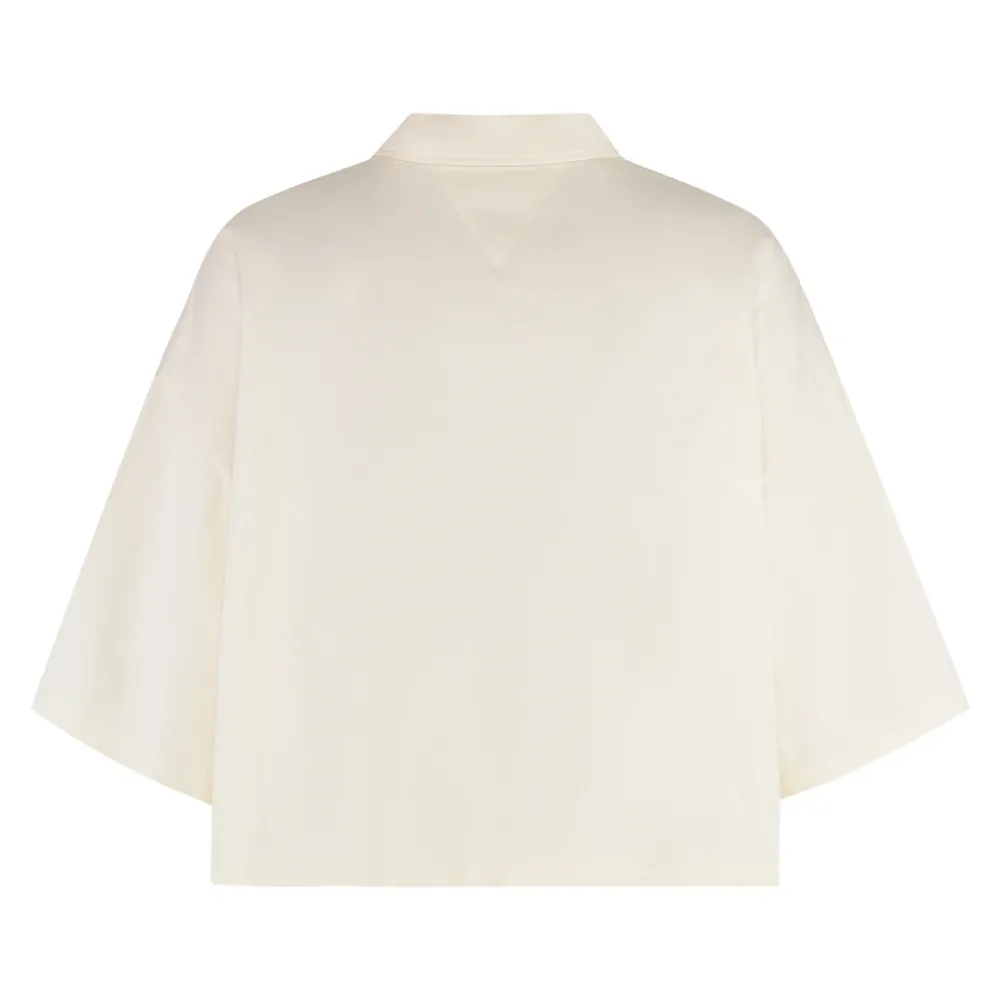 DAMES Bottega Veneta Piqué Polo Shirt van katoen