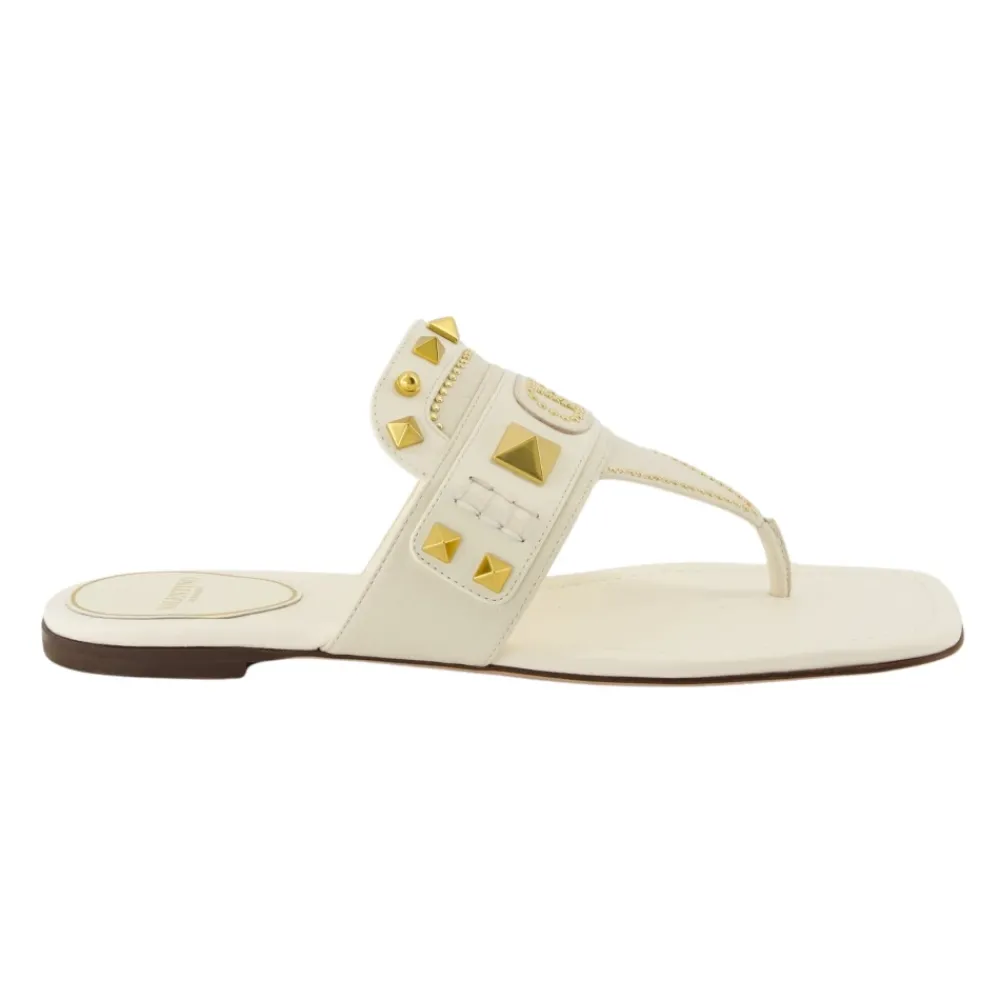 DAMES Valentino Garavani Slippers^Plaster Caster Goatskin Thong Sandal