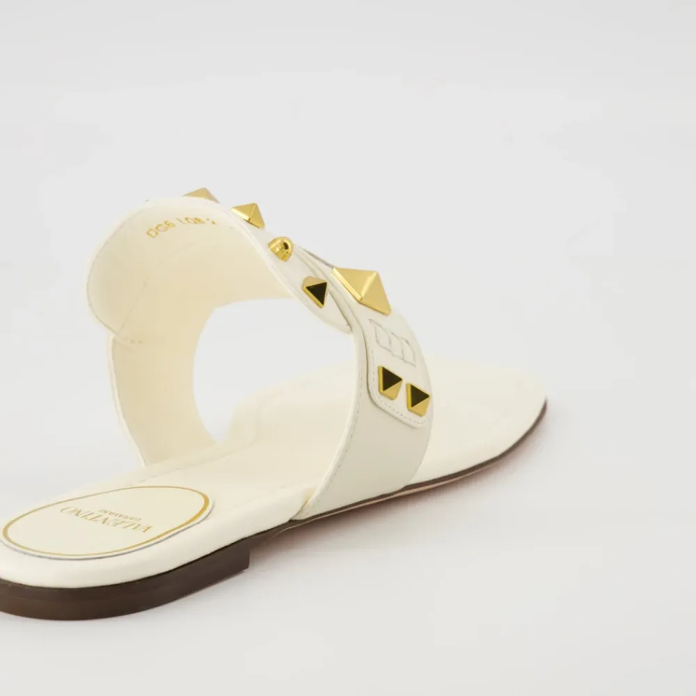 DAMES Valentino Garavani Slippers^Plaster Caster Goatskin Thong Sandal