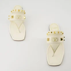 DAMES Valentino Garavani Slippers^Plaster Caster Goatskin Thong Sandal