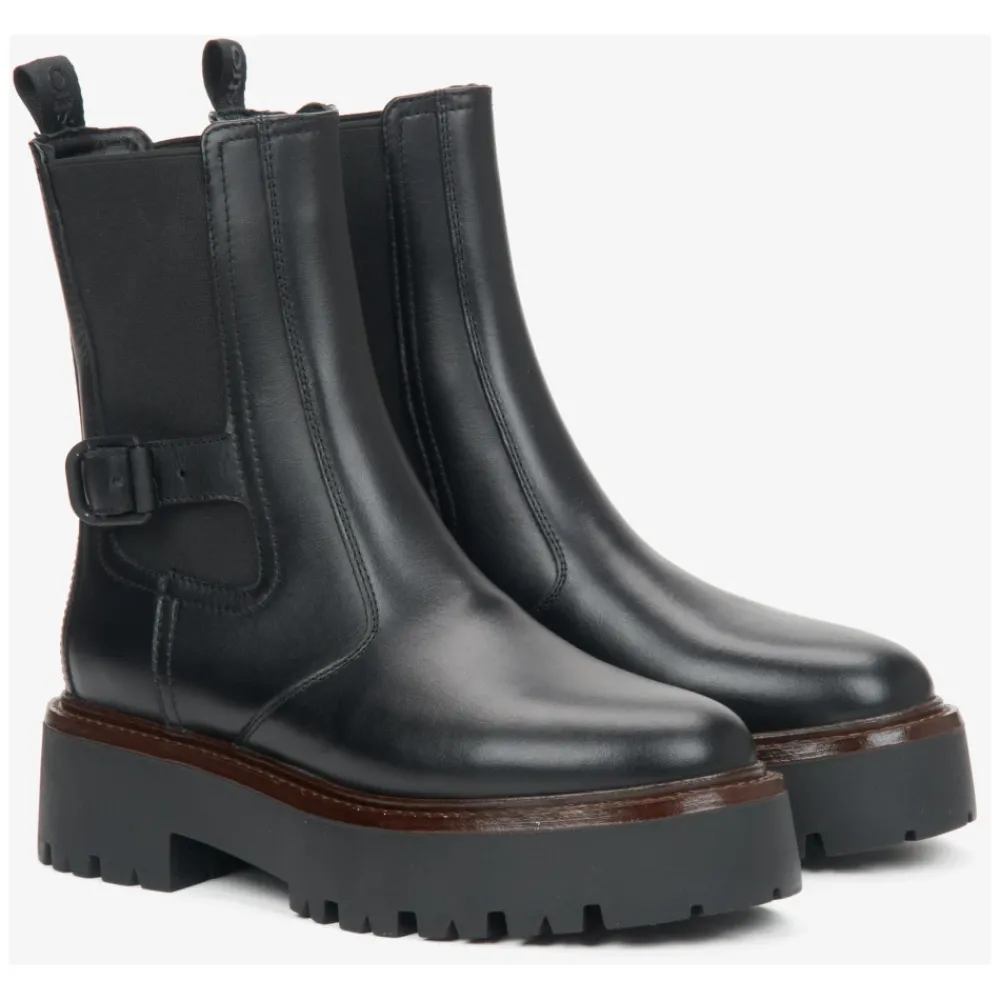 DAMES Estro Chelseaboots^Platform Enkellaarsjes