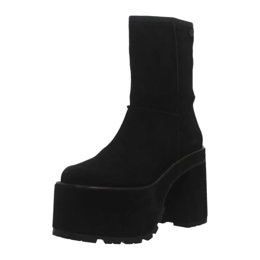 DAMES Yellow Platform Heeled Boots