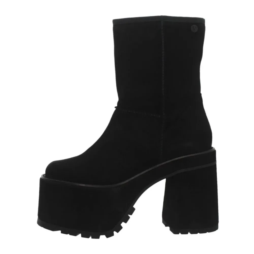 DAMES Yellow Platform Heeled Boots