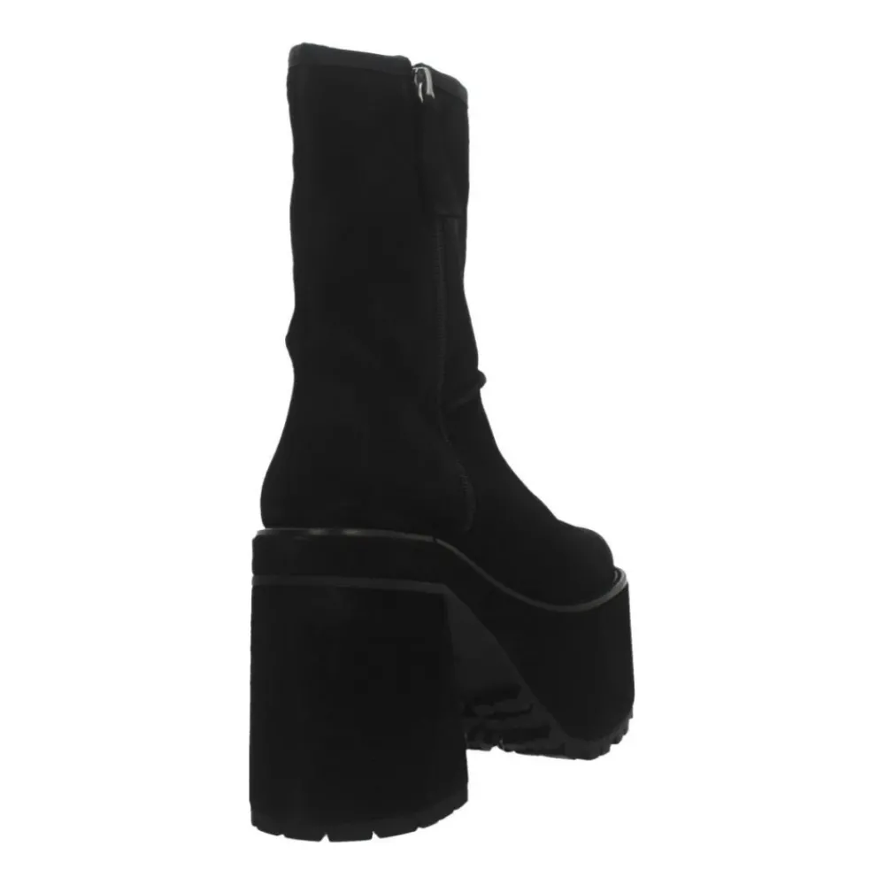 DAMES Yellow Platform Heeled Boots