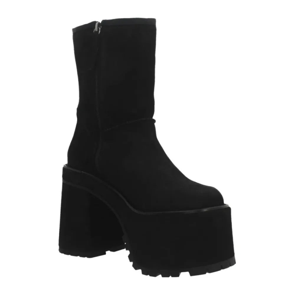 DAMES Yellow Platform Heeled Boots