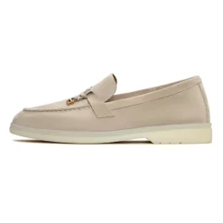 DAMES Cesare Gaspari Loafers^Platform Moccasins Aurora - Ivory