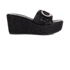 DAMES Casadei Sleehakken^Platform Slippers