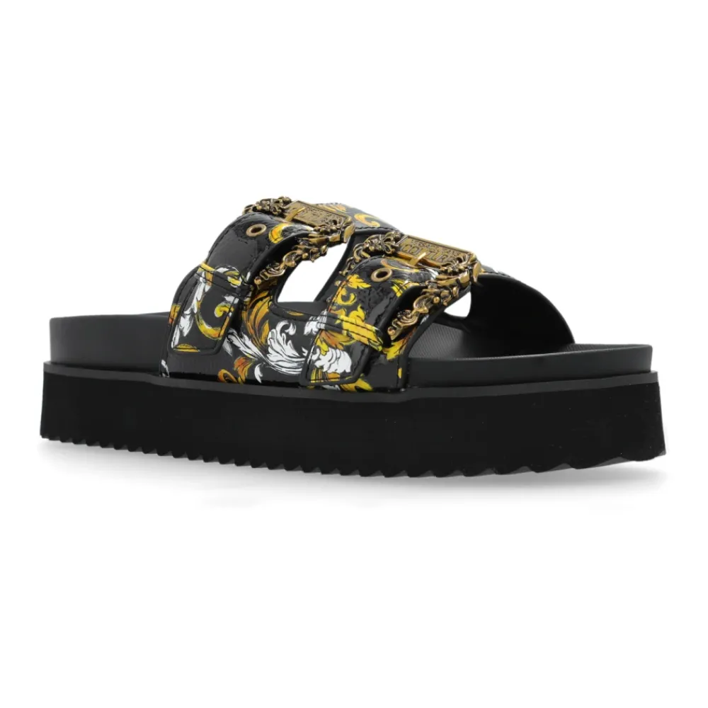 DAMES Versace Jeans Couture Platform Slippers