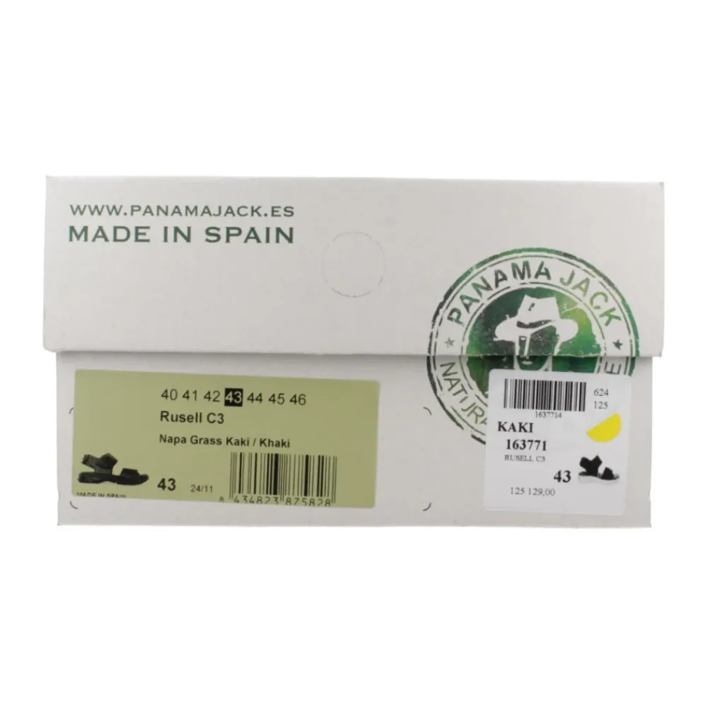 Heren Panama Jack Sandalen^Platte sandalen met plakband