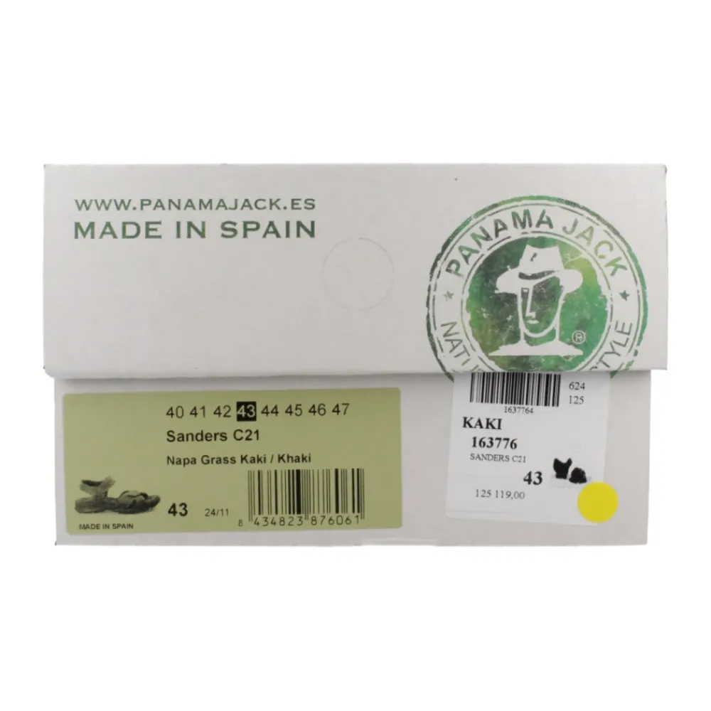 Heren Panama Jack Sandalen^Platte Sandalen met Plakband