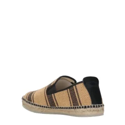 Heren Espadrilles Espadrilles^Platte schoenen in zwart en bruin