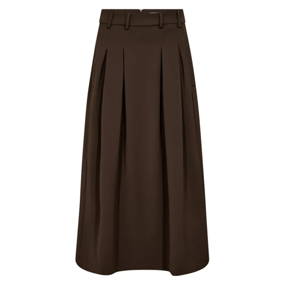 DAMES Co'Couture Rokken^Plooirok met ceintuurlussen