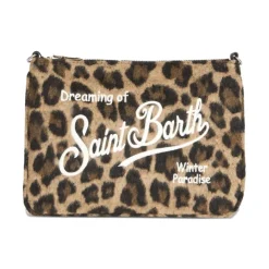 DAMES MC2 Saint Barth Toilettassen^Pochette leopardata