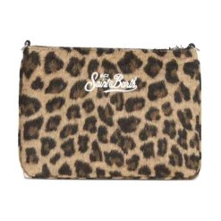 DAMES MC2 Saint Barth Toilettassen^Pochette leopardata