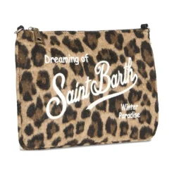 DAMES MC2 Saint Barth Toilettassen^Pochette leopardata