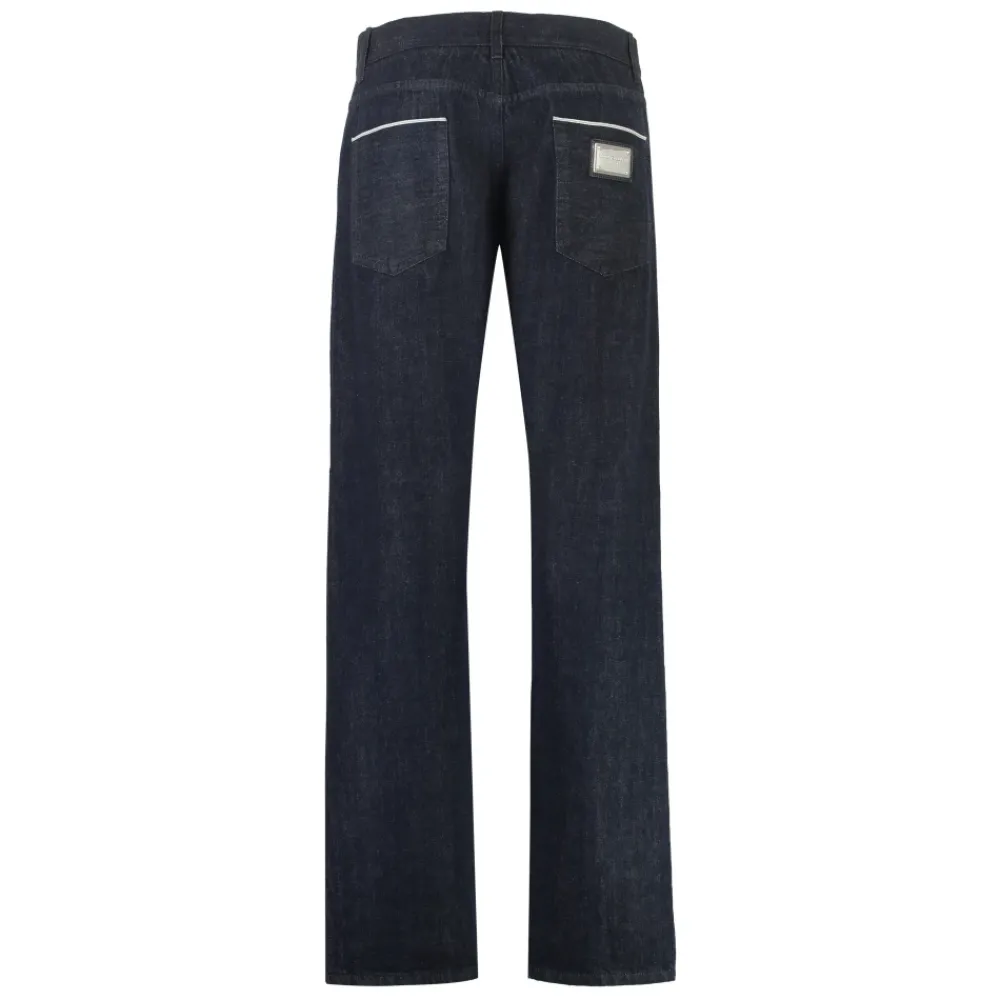 Heren Dolce & Gabbana 5-Pocket Straight-Leg Jeans