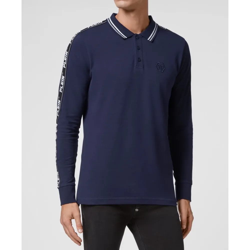 Heren Philipp Plein Polo Shirt LS