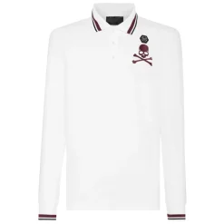 Heren Philipp Plein Polo Shirt met lange mouwen