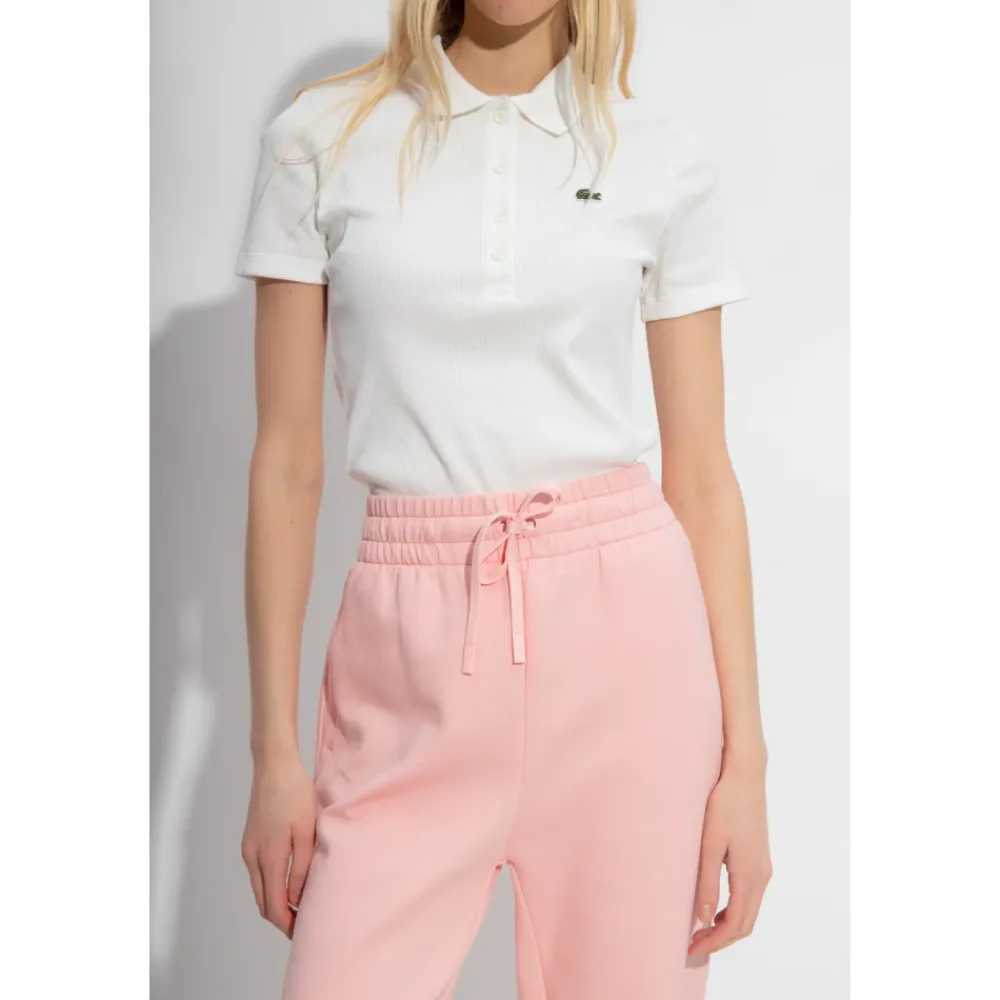 DAMES Lacoste Polo Shirt met Logo