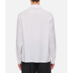 Heren Marni Jassen^Poplin Zip Shirt met Verborgen Logo