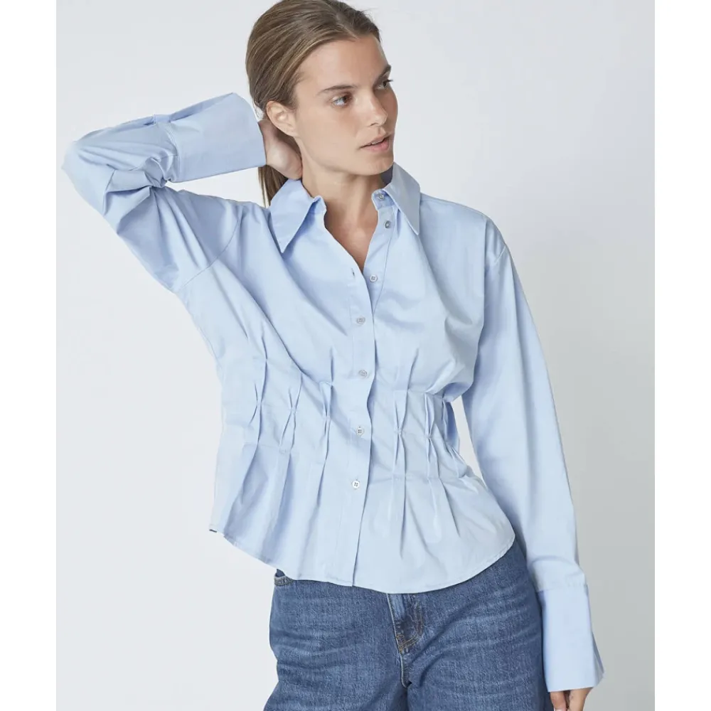 DAMES Co'Couture Blouses^PoppyCC Plooi Taille Blouse