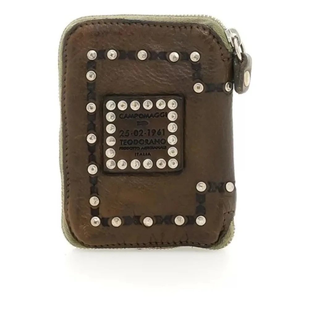 DAMES Campomaggi Portefeuilles^Portafoglio in pelle con borchie