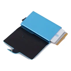 Heren Piquadro Portefeuilles^Portemonnee met Muntzak en RFID-bescherming