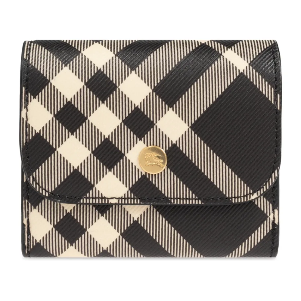 DAMES Burberry Portefeuilles^Portemonnee met ruitpatroon