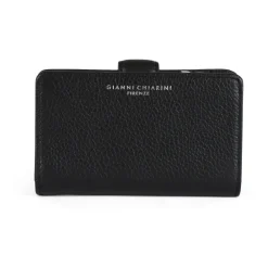 DAMES Gianni Chiarini Portemonnee van gestempeld leer met logo