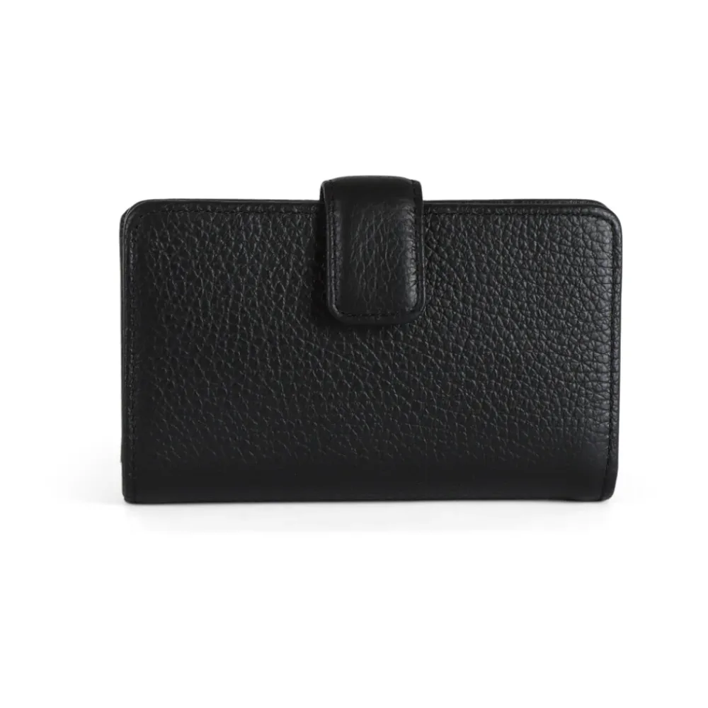 DAMES Gianni Chiarini Portemonnee van gestempeld leer met logo