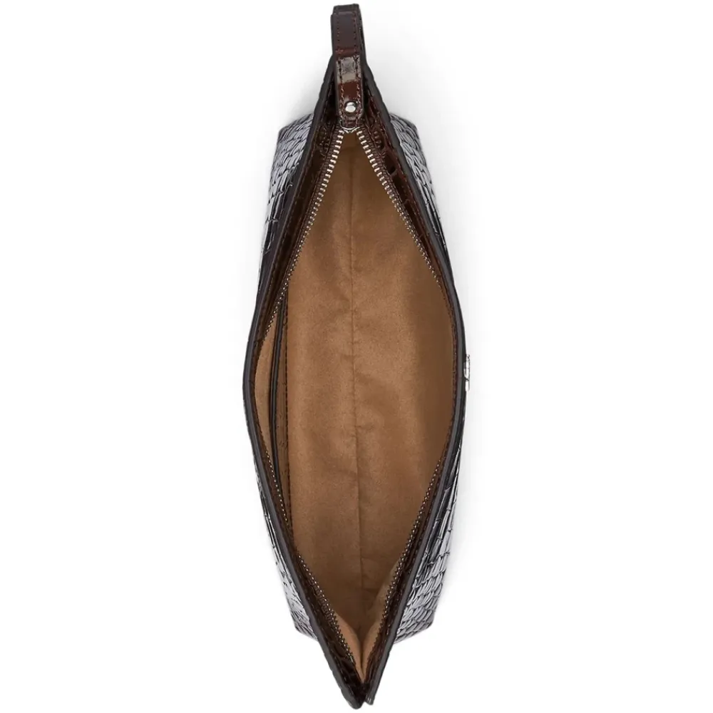 DAMES Ralph Lauren Pouchette in pelle stampa cocco