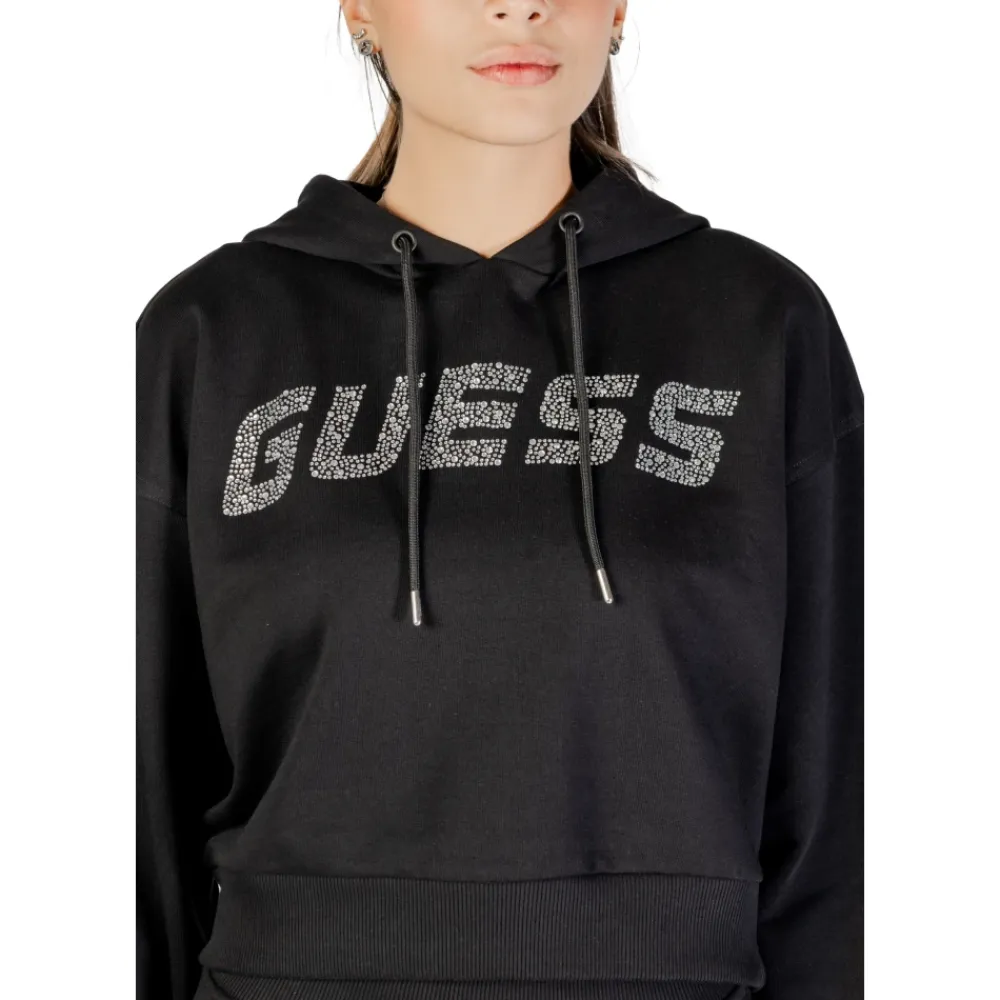 DAMES Guess Hoodies & Sweatvesten^Primula Rhinestones Hoodie