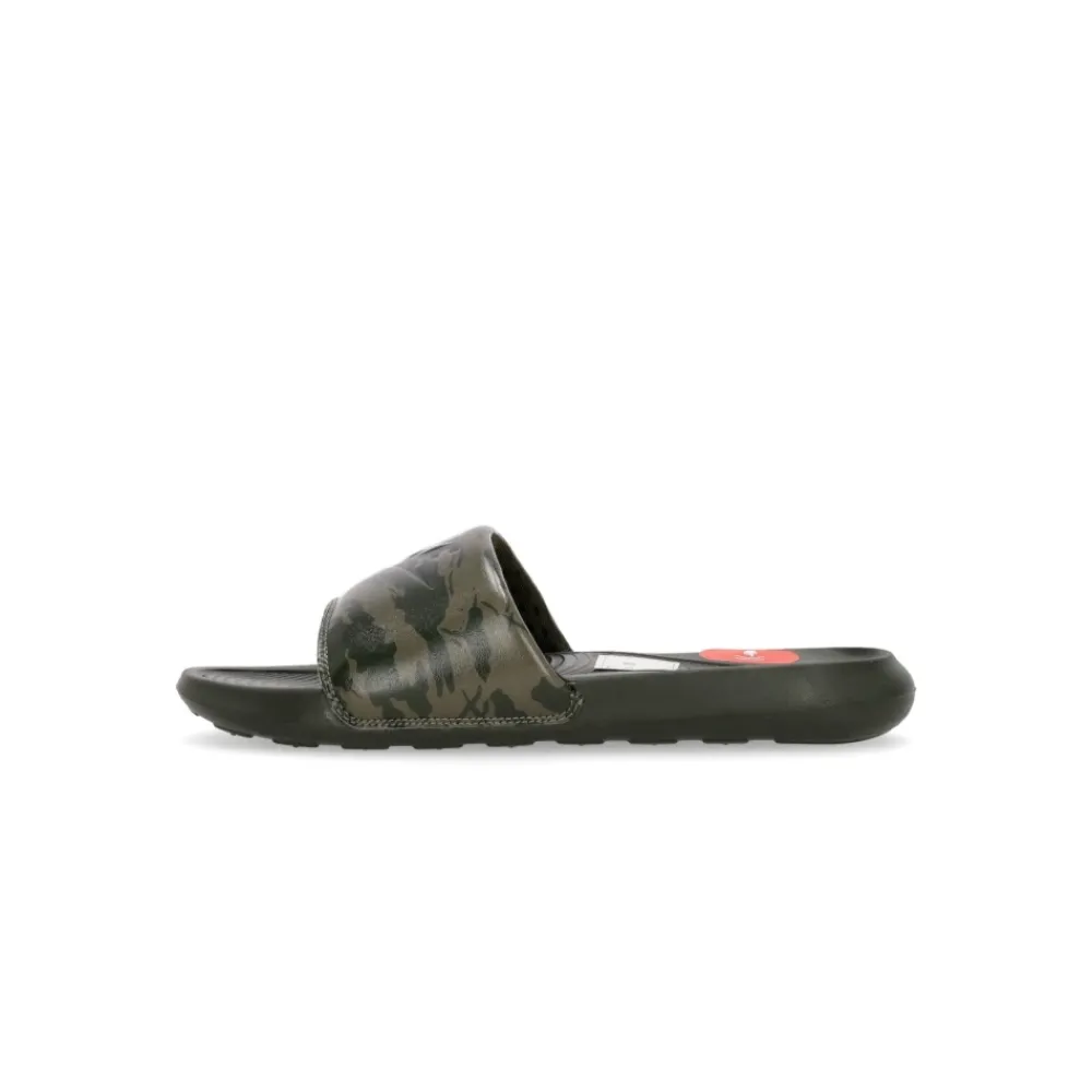 Heren Nike Print Heren Slippers Olijf/Zwart/Sequoia