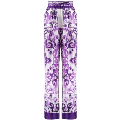 DAMES Dolce & Gabbana Printed Twill Trousers