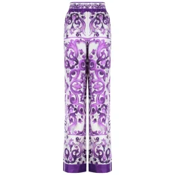 DAMES Dolce & Gabbana Printed Twill Trousers