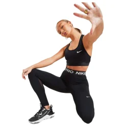 Nike Pro Mid-Rise Leggings met Meshpanelen