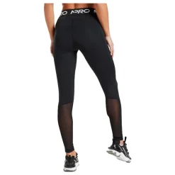 Nike Pro Mid-Rise Leggings met Meshpanelen