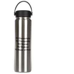 Obey Outdooraccessoires^Protestfles Zilver/Zwart Roestvrij Staal