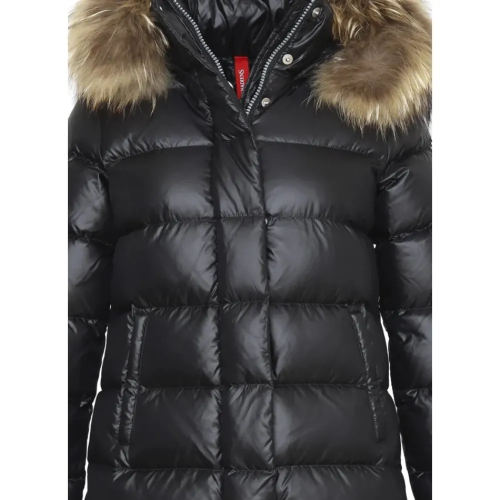 Canadiens Jassen^Puffer Jacket met Bont