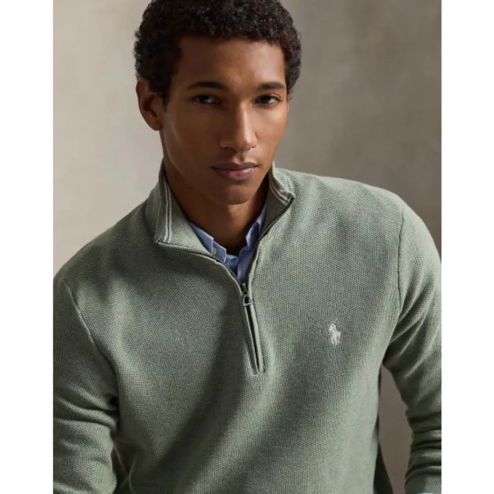 Heren Polo Ralph Lauren Truien & Vesten^Pull en coton texturé façon nid d'abeilles