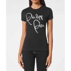 DAMES Philipp Plein Shirts^Pure T-Shirt met Kristallen